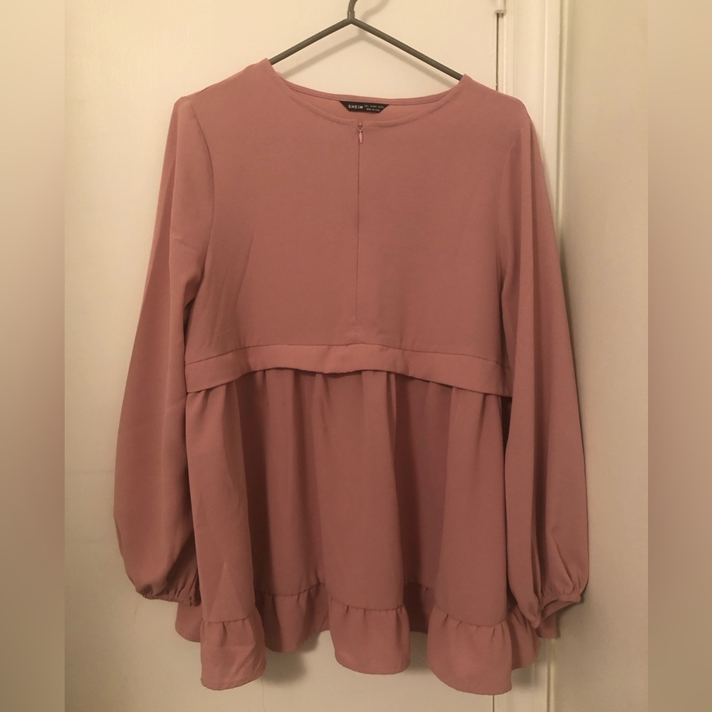 Maternity/Nursing long sleeve blouse